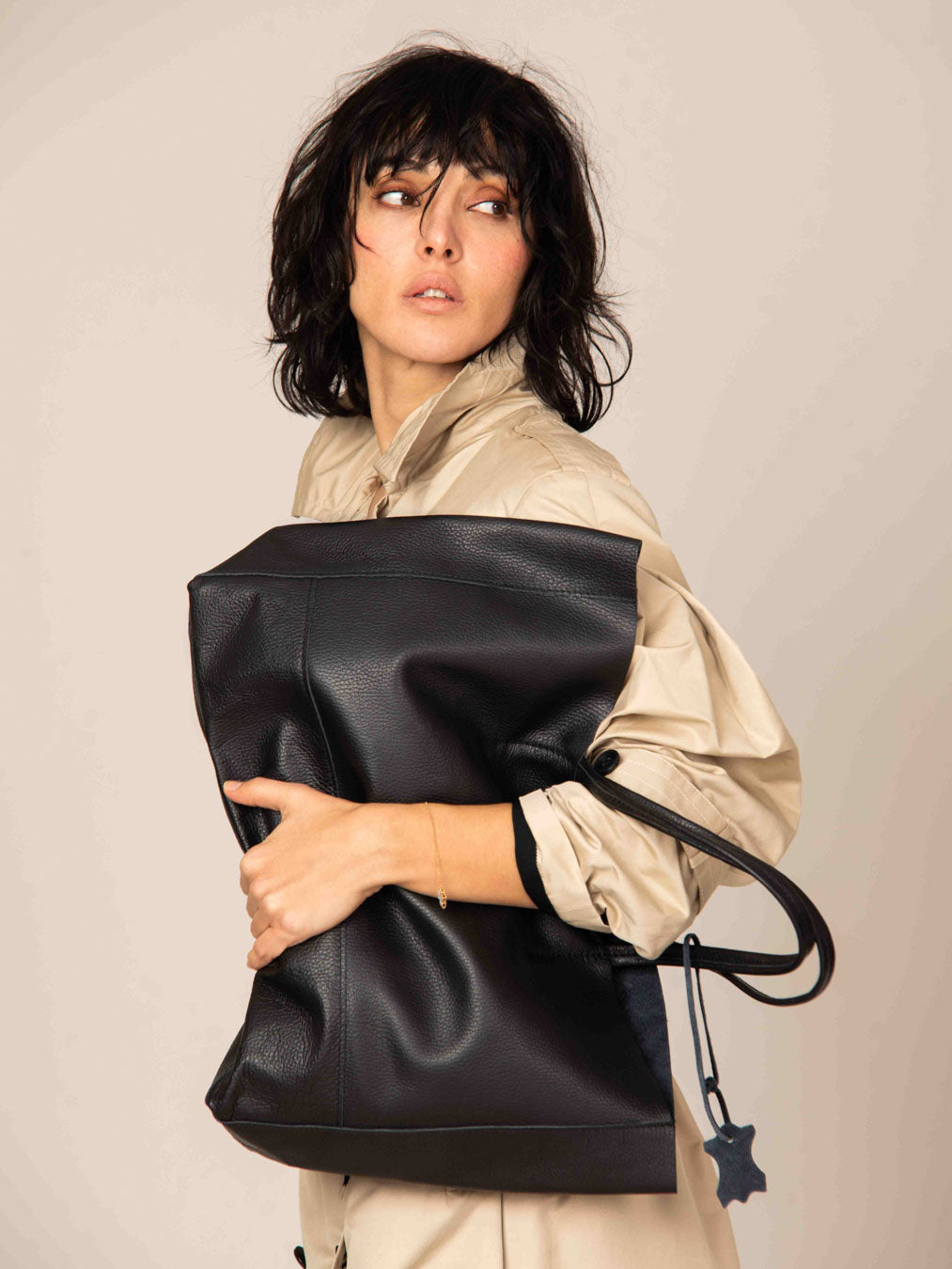 Oversized Leather Tote