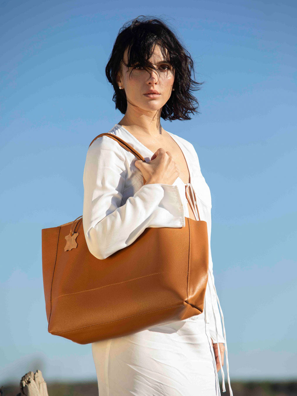 Oversized Leather Tote