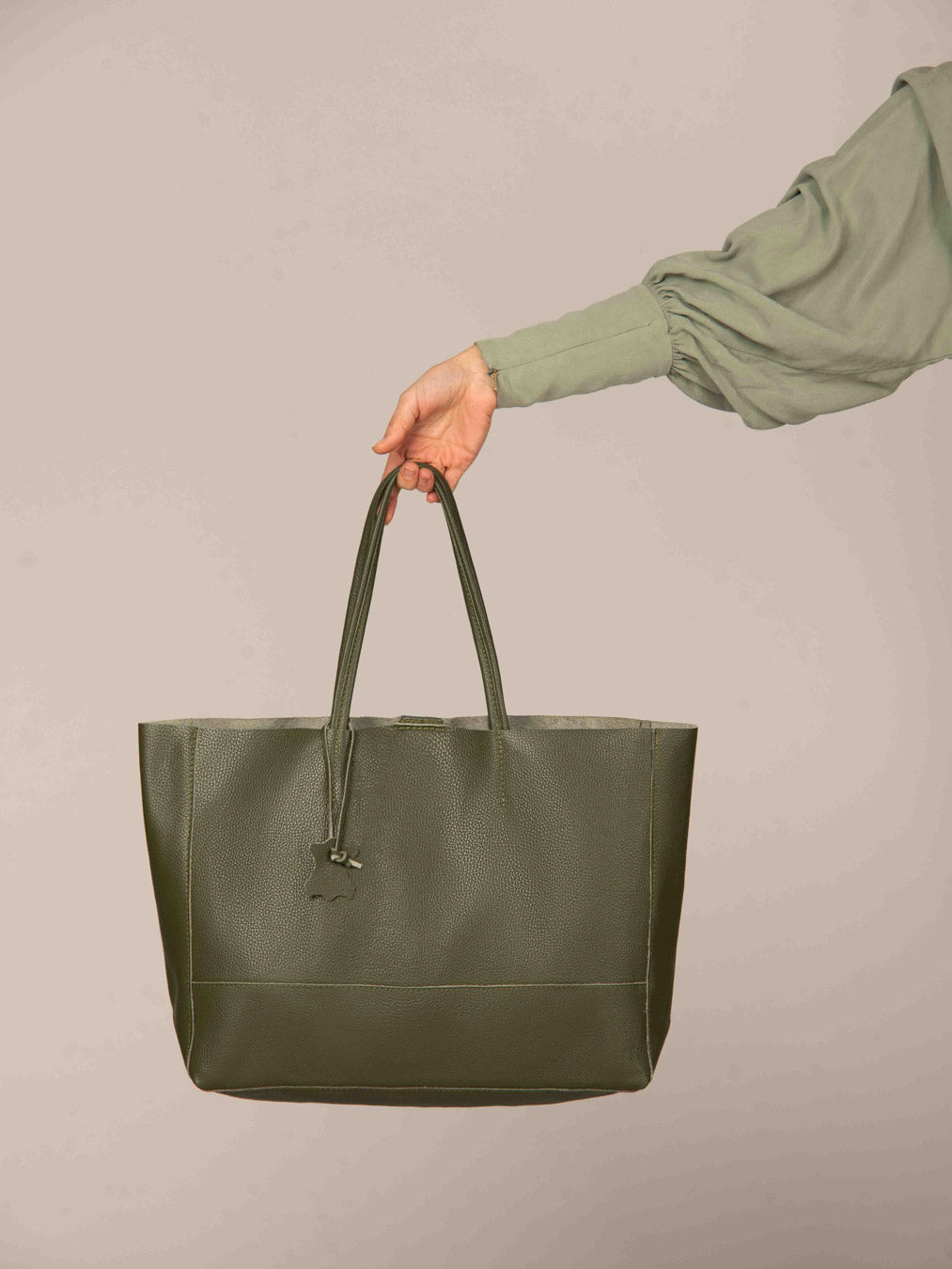 Oversized Leather Tote