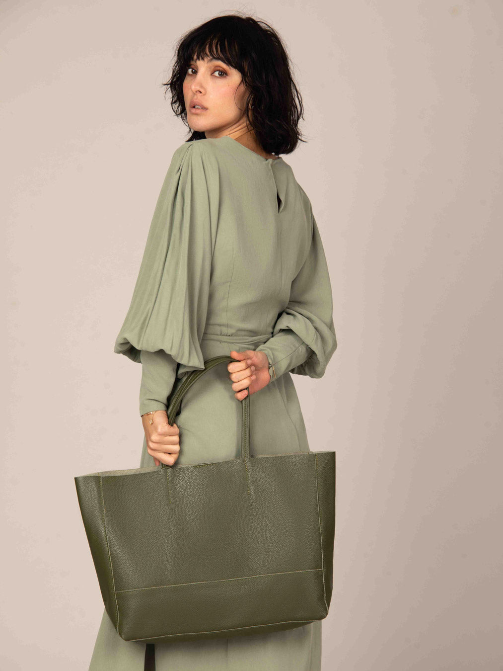 Oversized Leather Tote