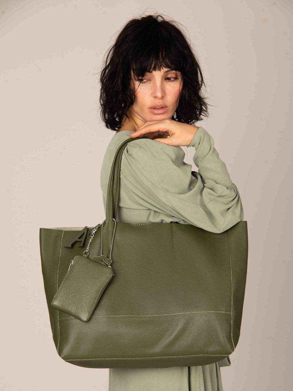 Oversized Leather Tote