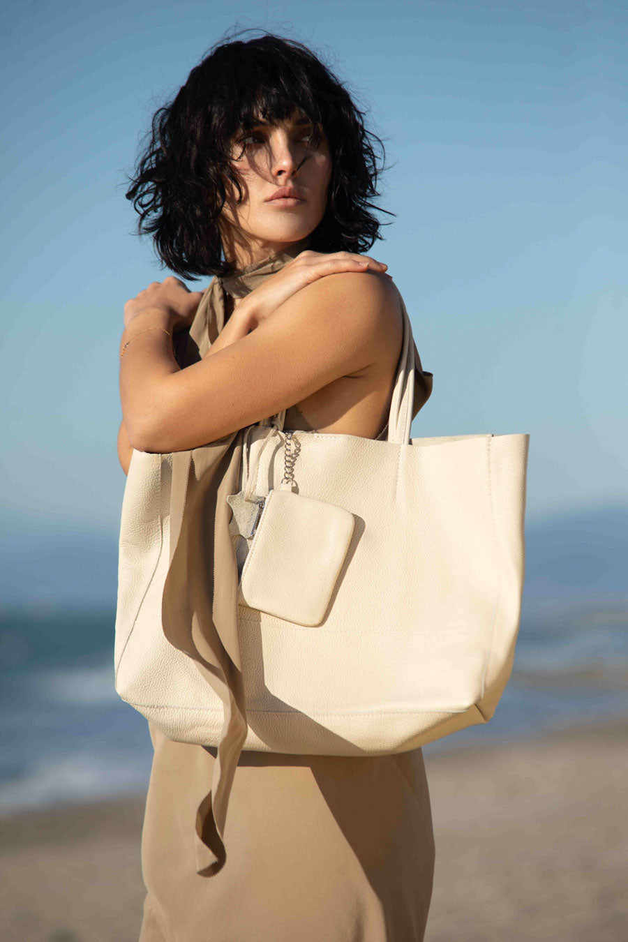 Oversized Leather Tote