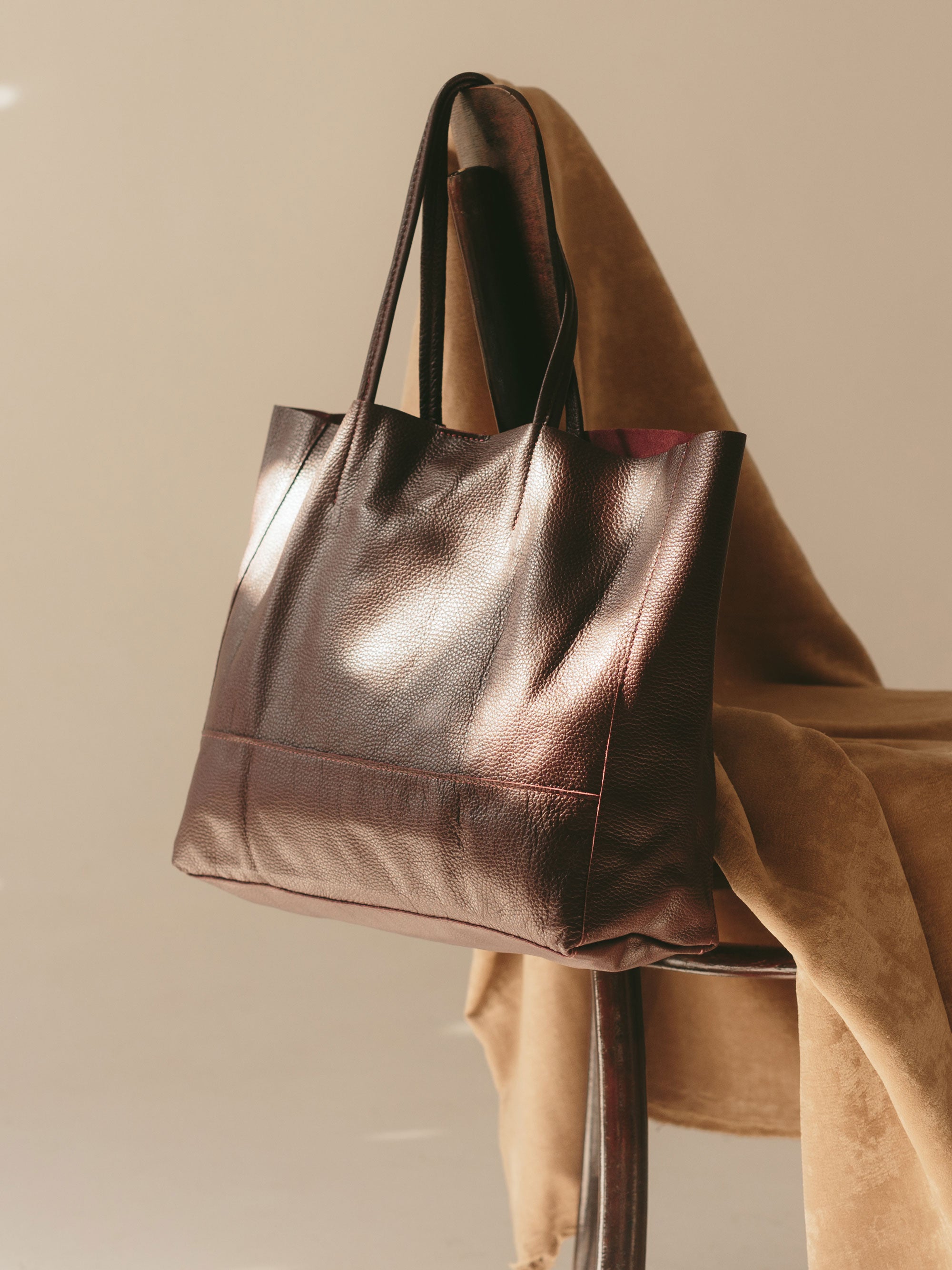 Oversized Leather Tote