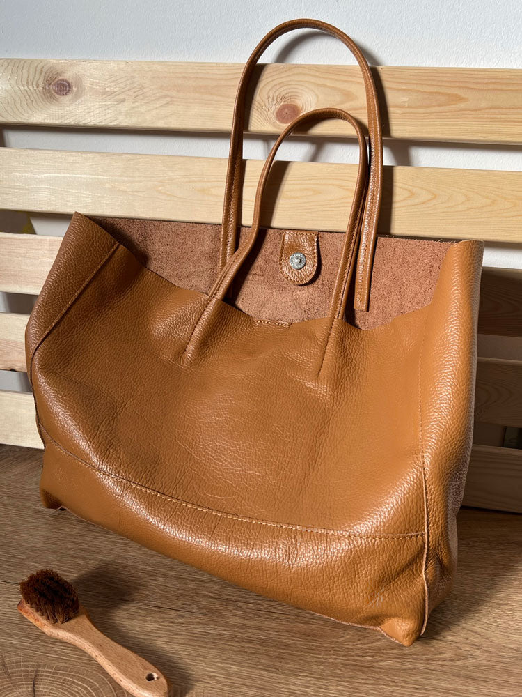 Oversized Leather Tote