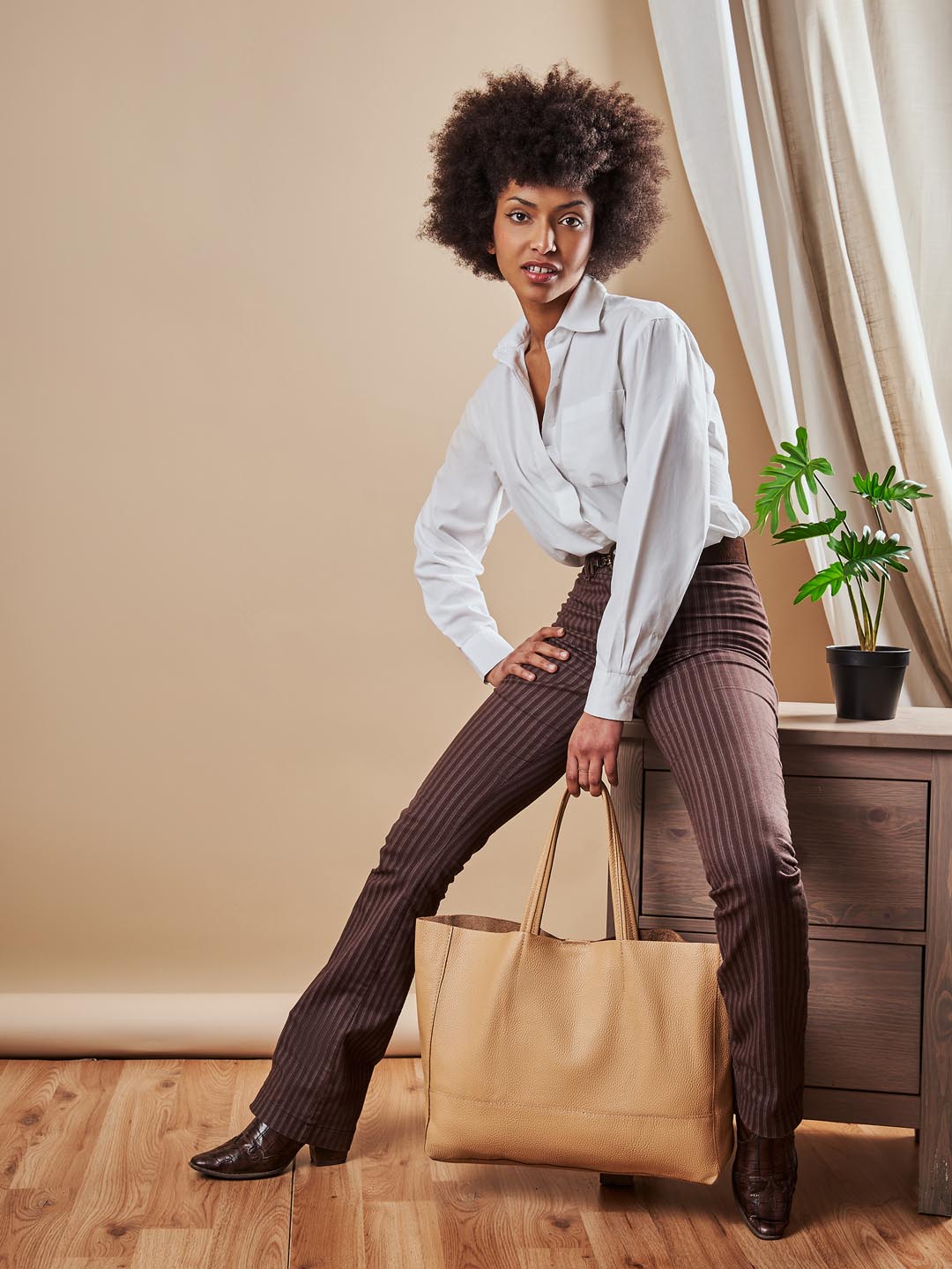 Oversized Leather Tote