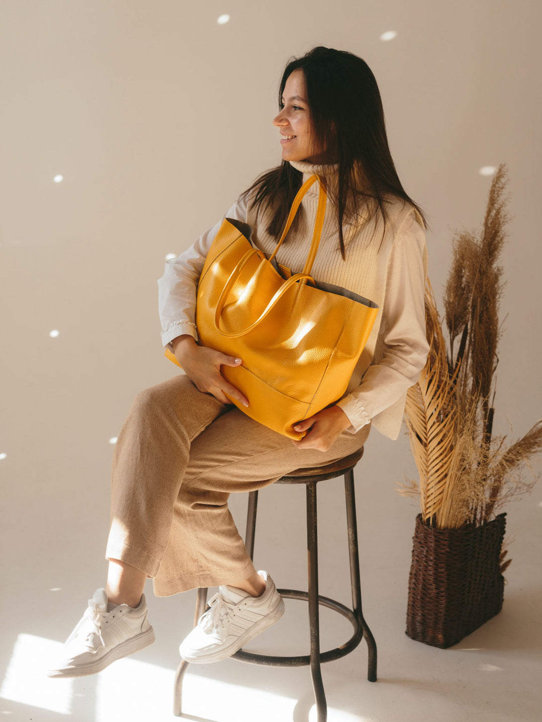 The Carryall Leather Tote