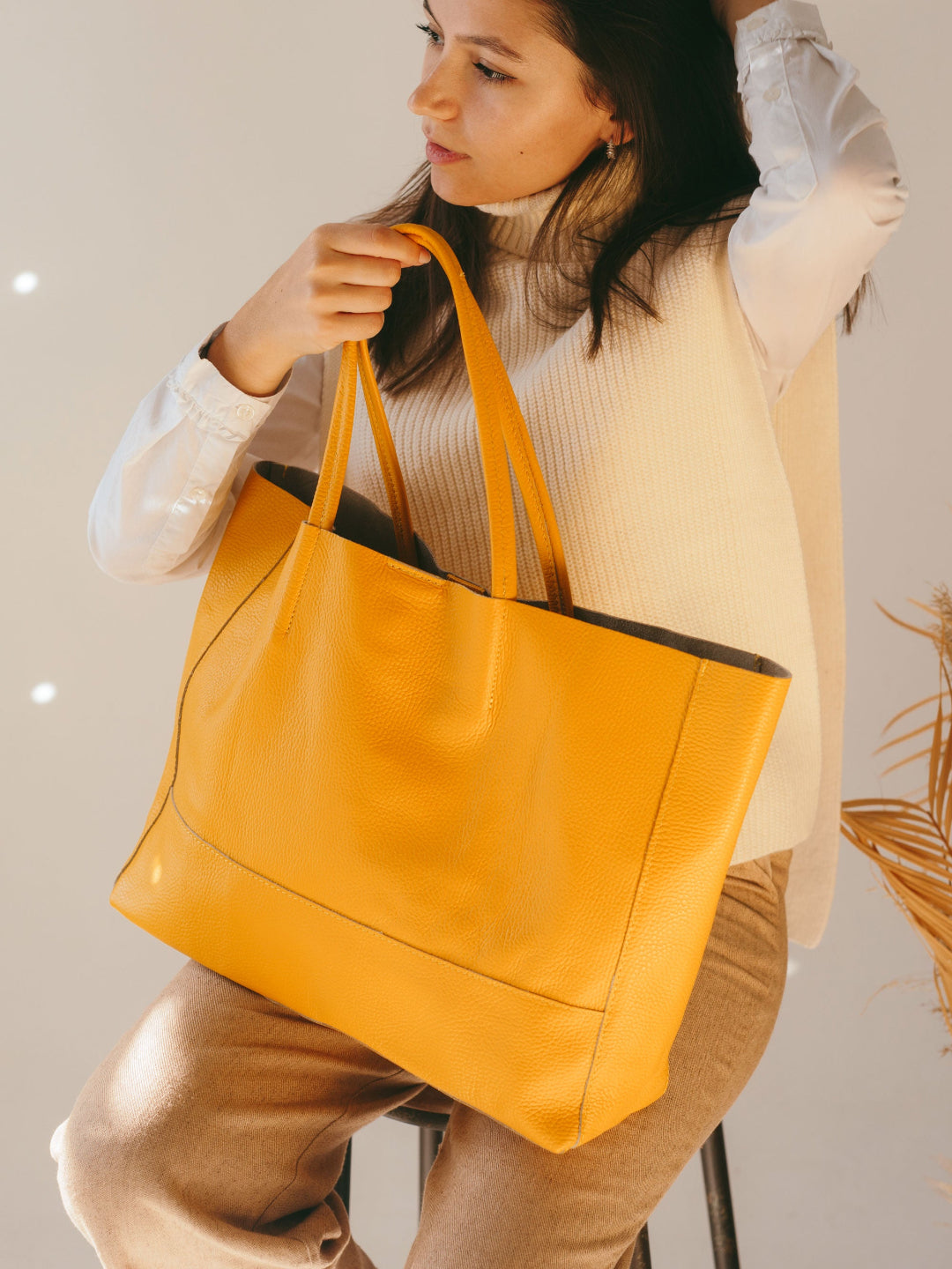 The Carryall Leather Tote