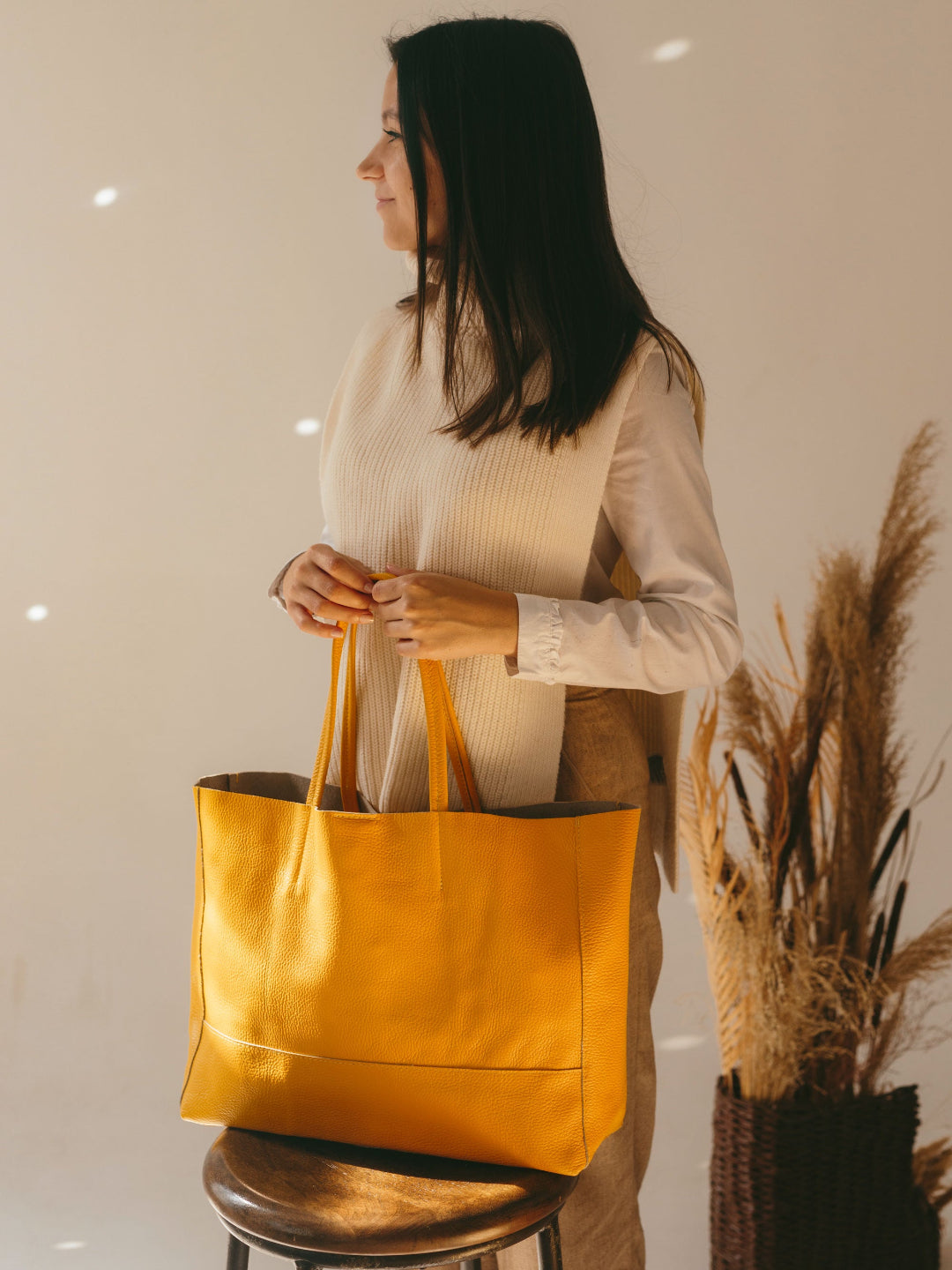 The Carryall Leather Tote