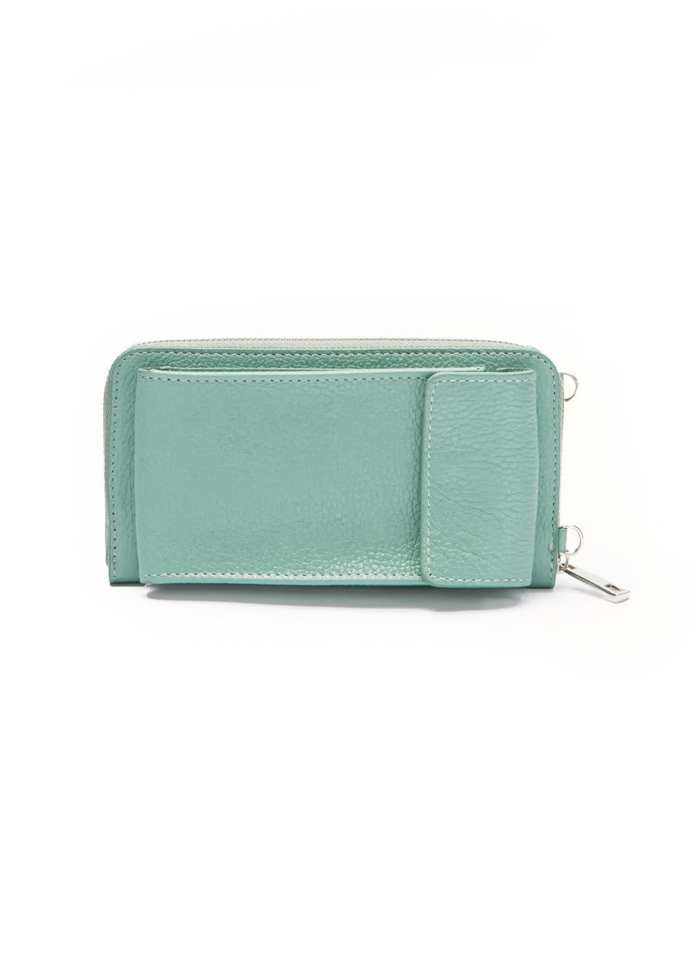 Green Mint Crossbody Leather Cell Phone Bag